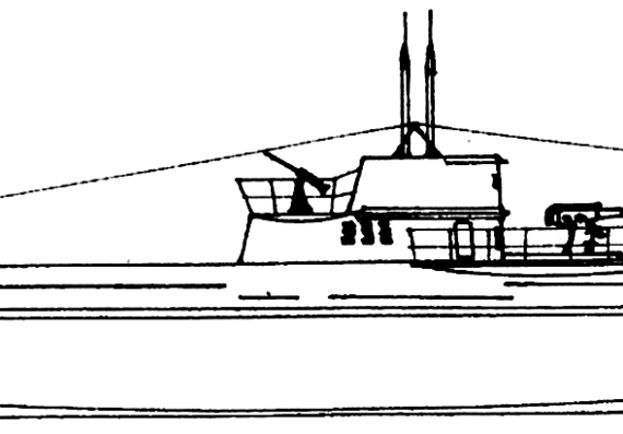 NMS Marsuinul [Submarine] - Romania (1944) - drawings, dimensions, pictures